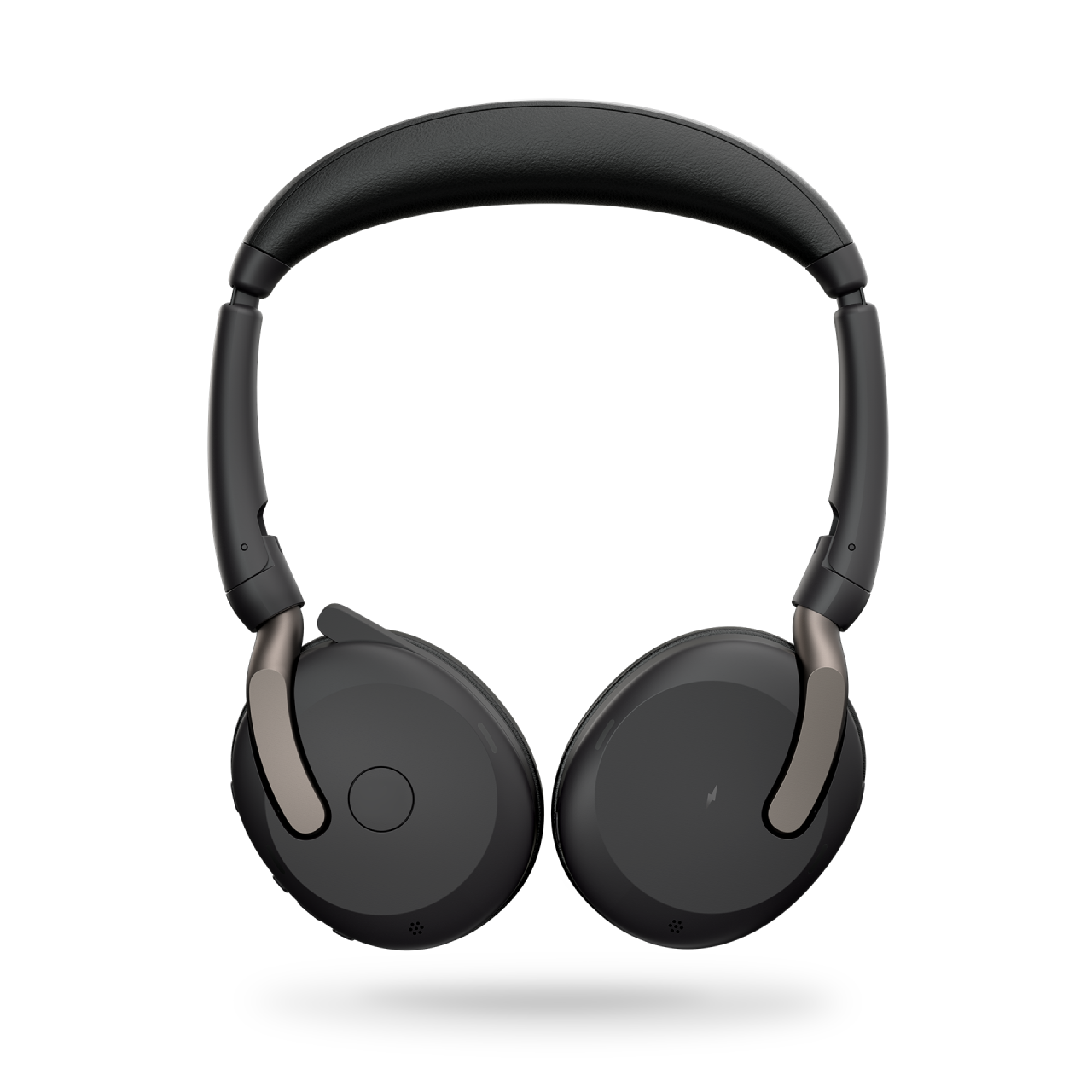 Jabra Evolve2 65 headset rear view with padded headband